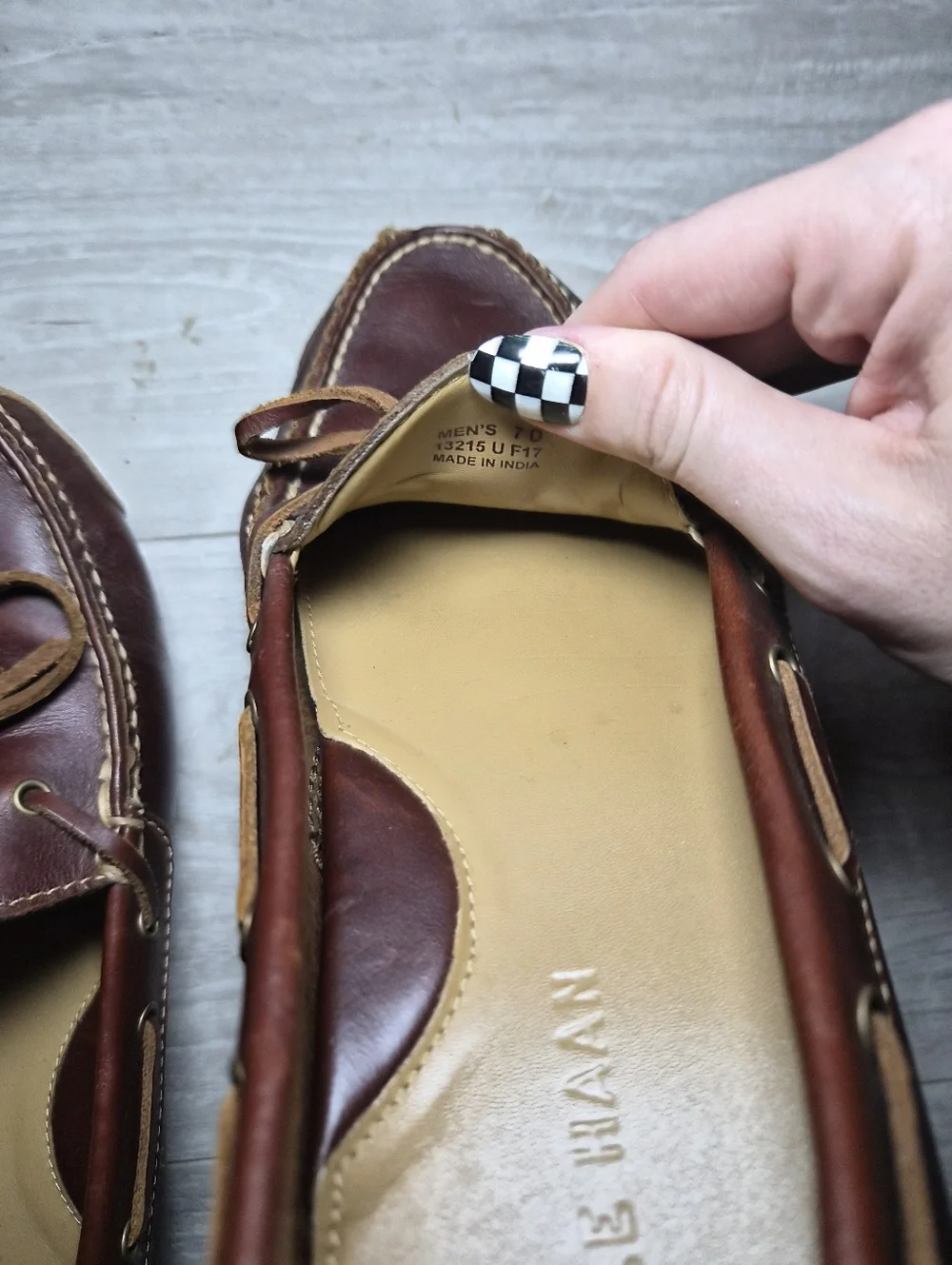Classic Brown Leather Men’s Driving Moccasins Shoes